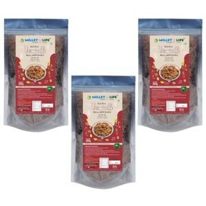 Millet Life Horse Gram Vermicelli 600g ( 3*200g ) Pack of 3 Taste and Nutritious Horse Gram Vermicelli 600g