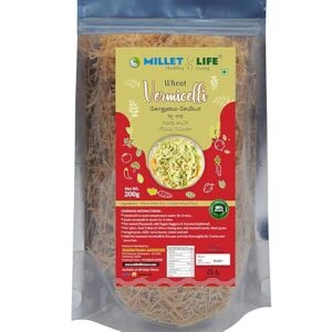 Millet Life Wheat Vermicelli 600g (3 * 200g) Pack of 3 Taste and Nutritious Wheat Vermicelli 600g