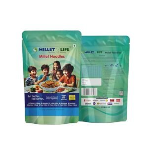 Millet Life Barnyard Millet Noodles Pack of 3 (3 * 200g) Tasty and Nutritious Vegetarian Noodles 600g